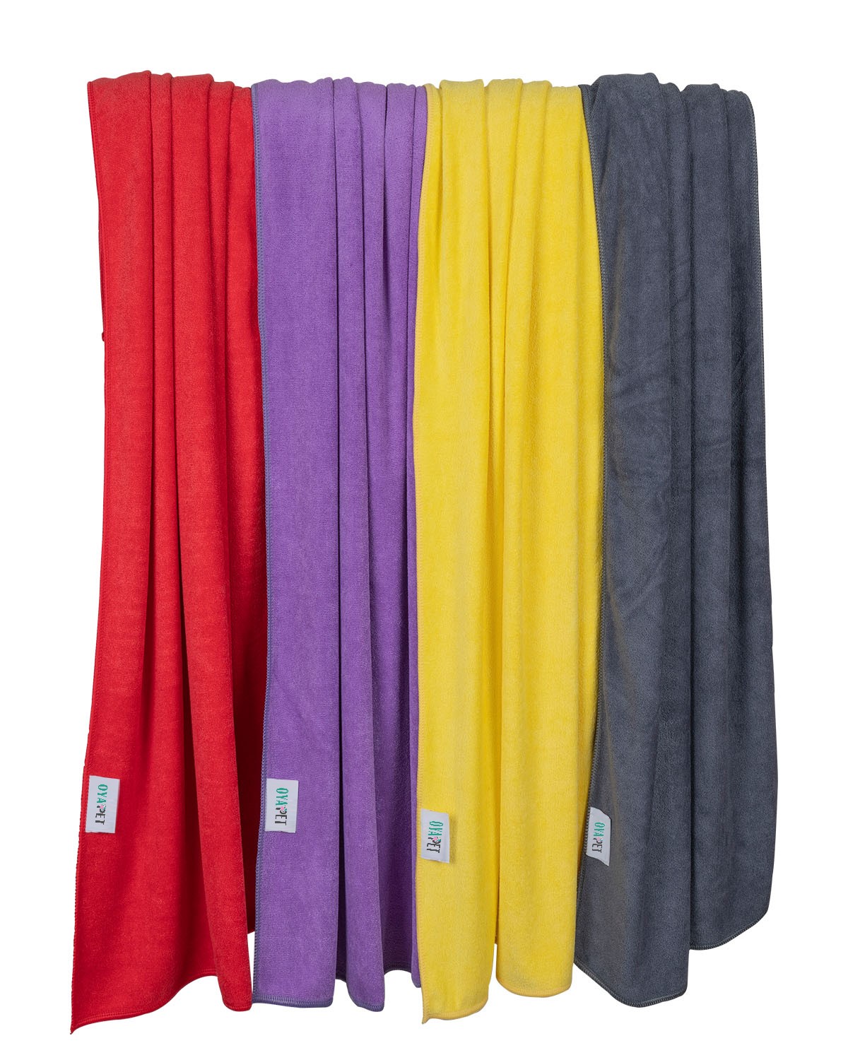 Microfiber towel Collection from a Turkish microfiber dog towel manufacturer to dry dogs after bath time.