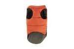 Close-up of Air Puff Dog Vest stitching and puff padding – Made in Turkey